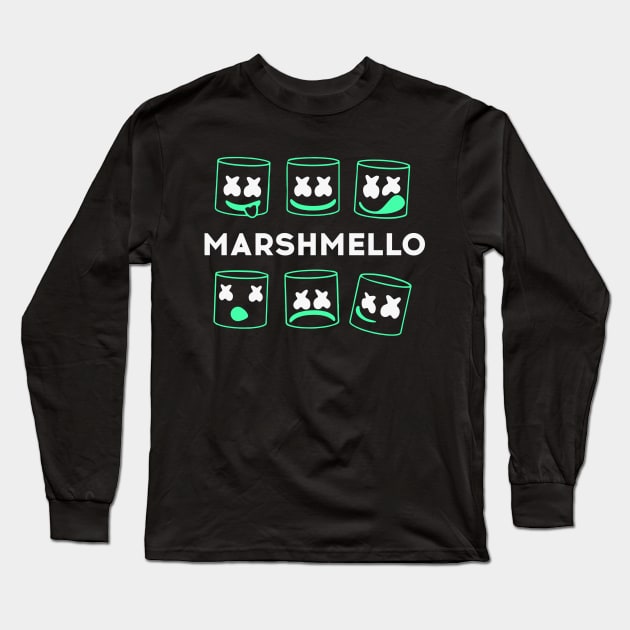 Marshmello smile Long Sleeve T-Shirt by DenielHast